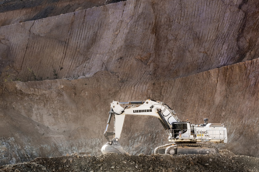 Liebherr diskutiert auf der Steinexpo 2023 über alternative Antriebe und Digitalisierung in der Steinbruchindustrie
